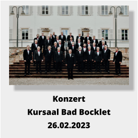 Konzert Kursaal Bad Bocklet 26.02.2023